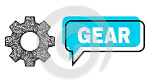 Misplaced Gear Chat Frame and Linear Gear Icon