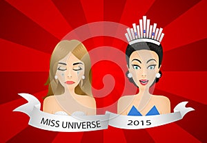 Miss universe 2015 contest. Wrong winner