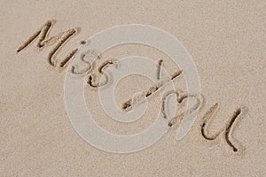 Miss You Written in Sand