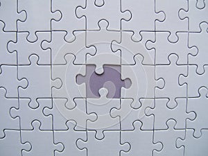 Missed jigsaw piece