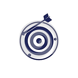 missed target icon on white