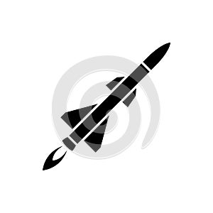 Missile with booster icon