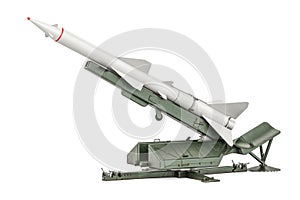 Missile defence system, 3D rendering