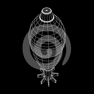 Missile, nuclear bomb vector