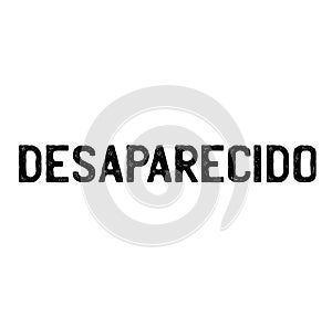 Missing stamp on white