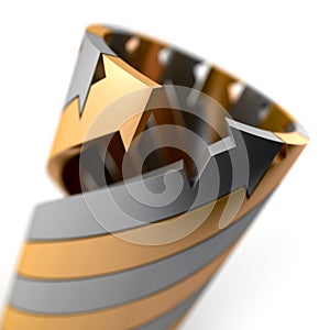 Missing part arrows concept