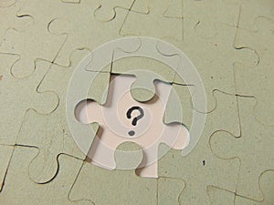 Missing piece of a puzzle