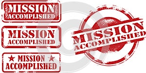 Mission Accomplished Stamps