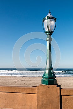 Mission Beach Boardwalk Lamppost in San Diego