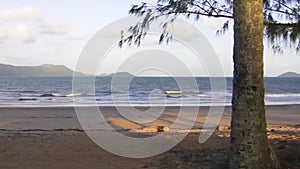 Mission Beach coastline at sunset, Queensland