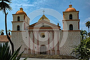 Mission building in Santa Barbara, California