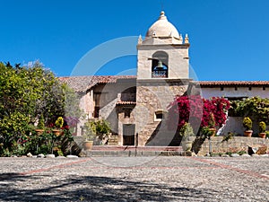 Mission Carmel, colorful exterior photo