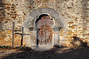 Mission Espada Entrance photo