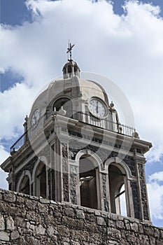 Mission Loreto Clock Tower in Baja