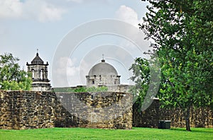 The Mission San Jose y San Miguel de Aguayo in San Antonio, Texas