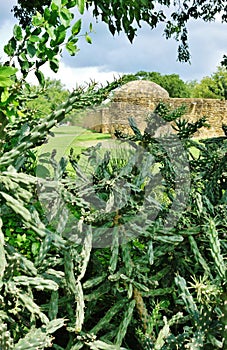 The Mission San Jose y San Miguel de Aguayo in San Antonio, Texas