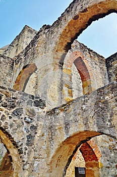 The Mission San Jose y San Miguel de Aguayo in San Antonio, Texas