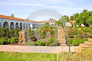 Mission San Luis Rey Courtyard Garden photo