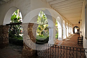 Mission San Luis Rey Courtyard photo