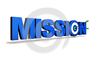 Mission Target Business Concept