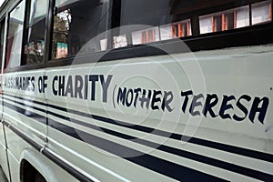 Missionaries of Charity (Mother Teresa) Ambulance, Kolkata photo