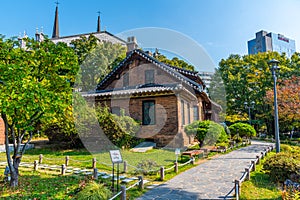 Missionary houses next to the Jeil church in Daegu, republic of Korea