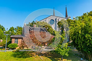 Missionary houses next to the Jeil church in Daegu, republic of Korea