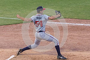 Mississippi Braves Pitcher Jesse Biddle