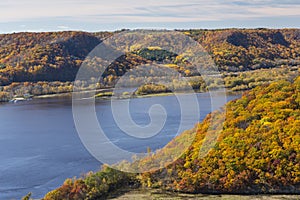 Mississippi River In Autumn