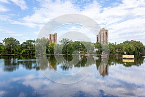 Mississippi River from Downtown Minneapolis