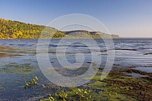 Mississippi River and Lake Pepin Scenic Autumn Landscape