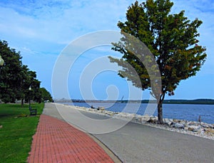 Mississippi River Walkway in Fort Madison Iowa