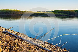 Mississippi riverway at pigs eye island