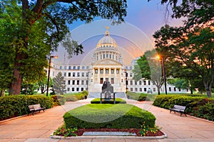 Mississippi State Capitol in Jackson, Mississippi, USA