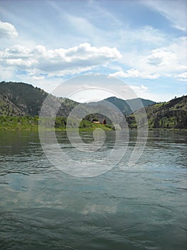 Missouri River near Great Falls MT photo