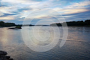 Missouri River at Sunset