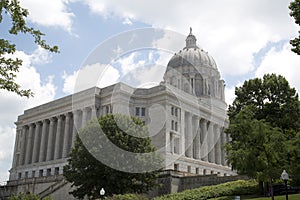 Missouri State Capitol in city Jefferson MO USA