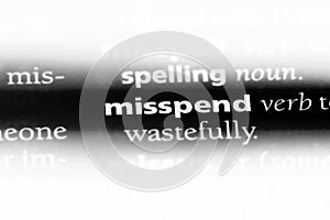 misspend