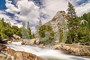 Mist Falls in Kings Canyon National Park in California photo