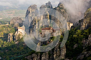 Mist at Meteora photo