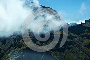 Mist in the Mountains in the north of the Island of Madeira