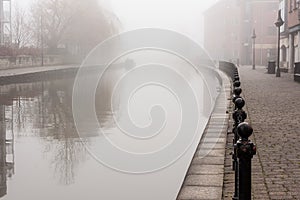 Mist Over the Canal in Wigan