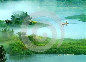 The mist over lucid lake (2)