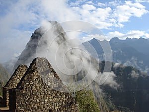 Mist over Macchu Picchu