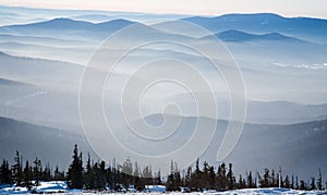 Mist over the mountains