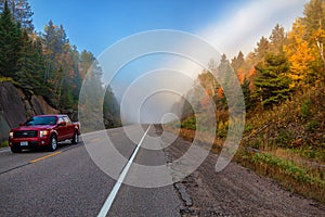 An autumn morning at Algonquin