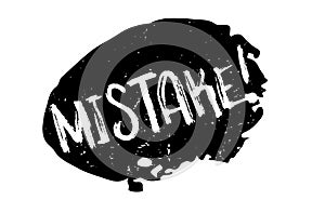 Mistake rubber stamp