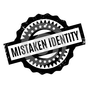 Mistaken Identity rubber stamp photo