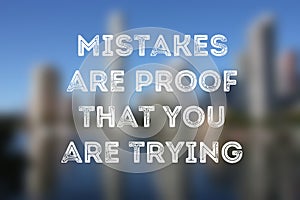 Mistakes photo