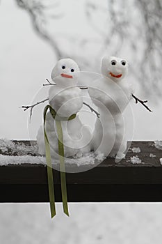 Mister and Misses Snowmen